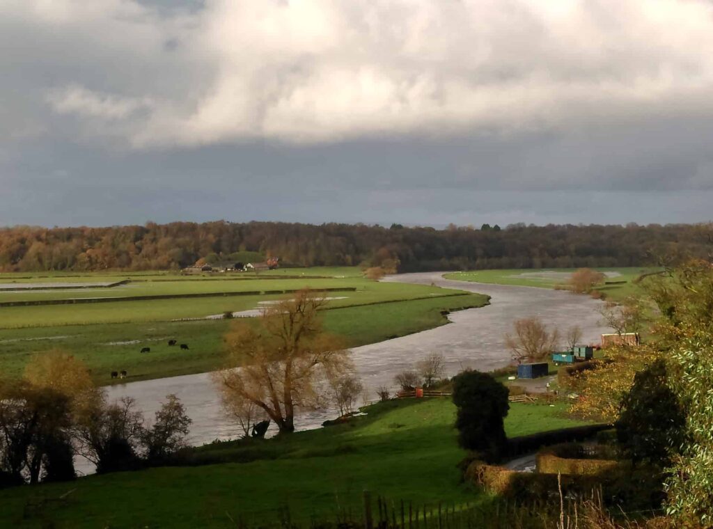 The Ribble - the main river in the Ribble river catchment 