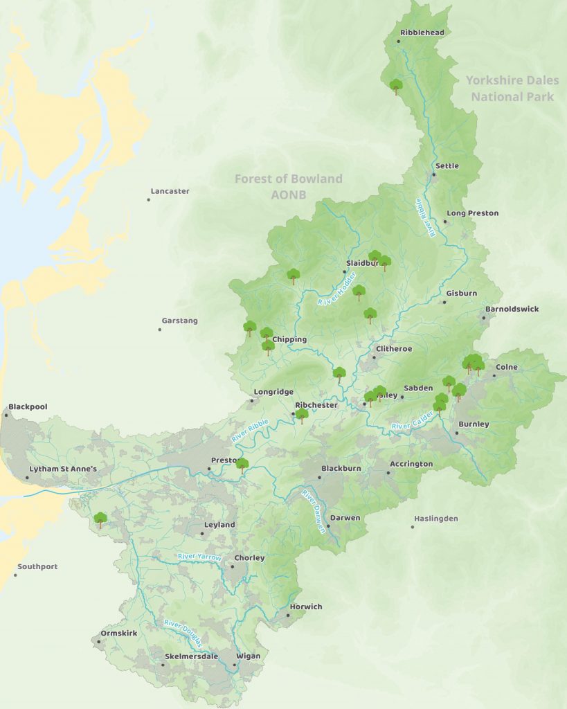 About the Ribble Rivers Trust's catchment, which includes the Douglas catchment which we have recently taken responsibility for despite it having always been a part of our catchment,
