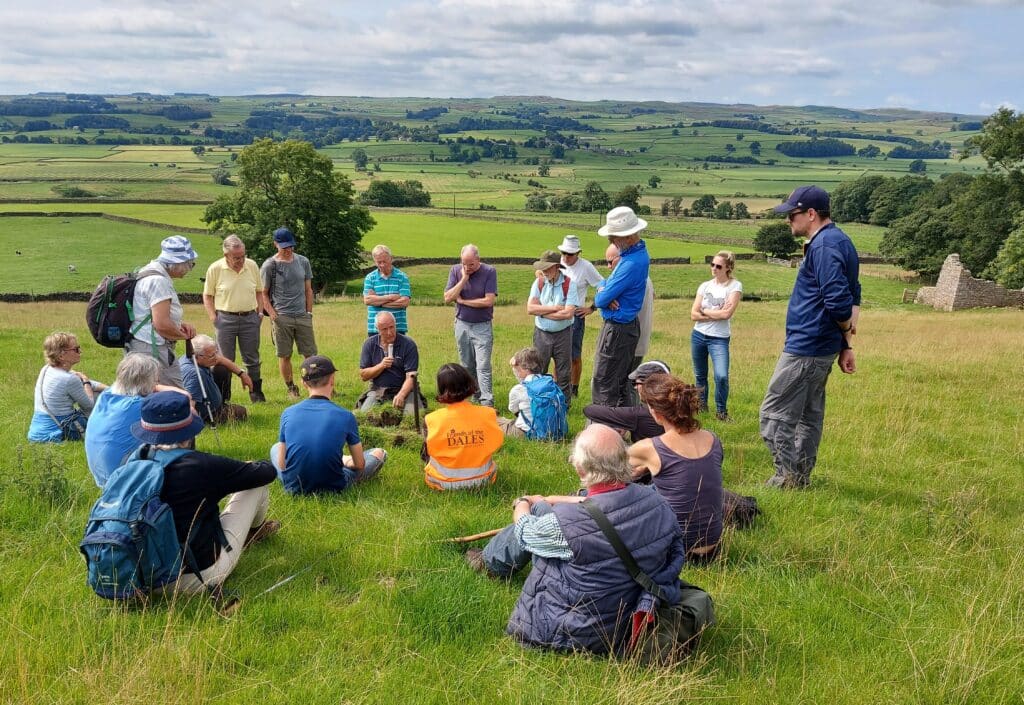 A guided walk through around Long Preston Deeps, organised as part of Deeper Connections 